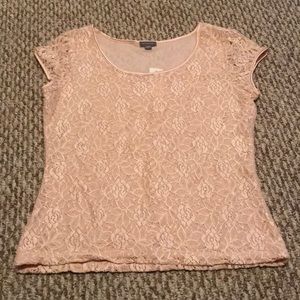 Pink Lace Blouse